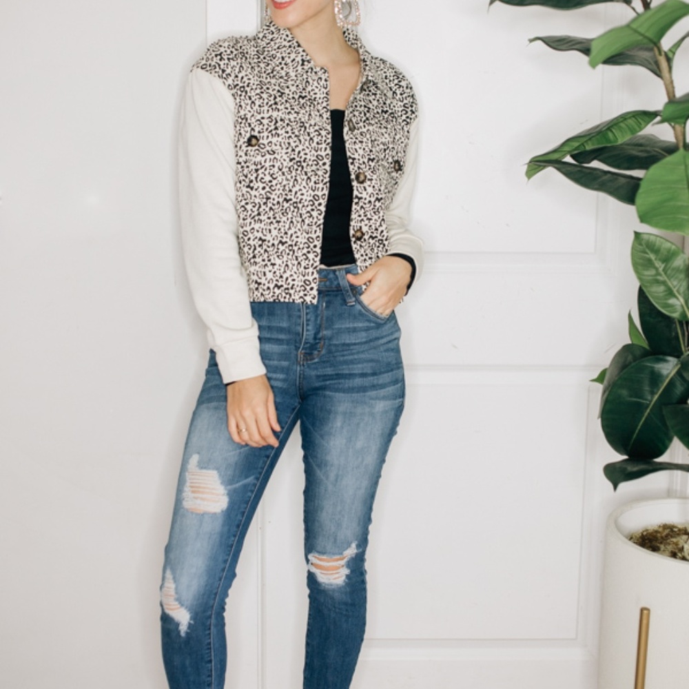 TRINITY - LEOPARD PRINT JACKET